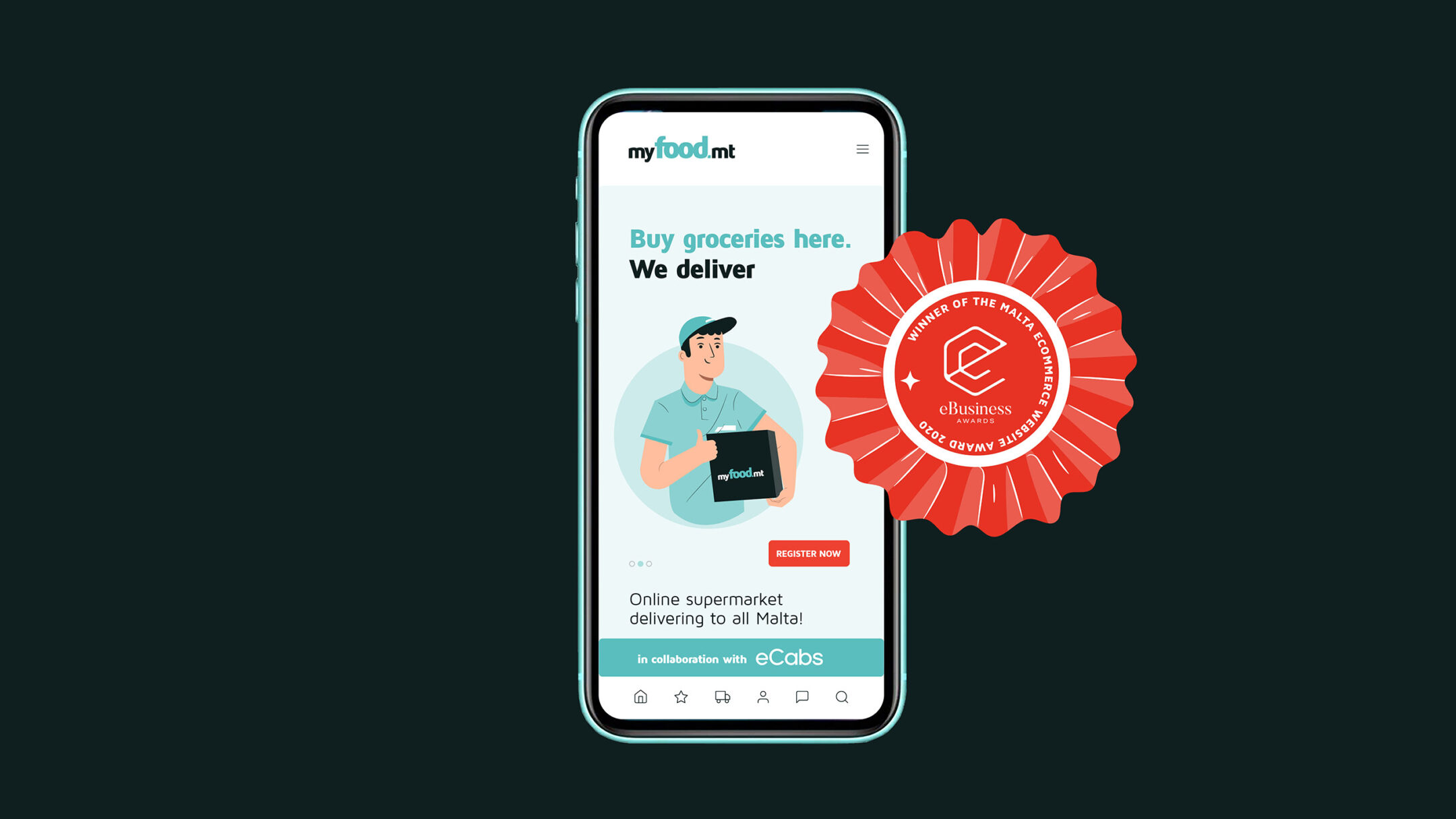 The Concept Stadium wins Best E-Commerce Site award with myfood.mt