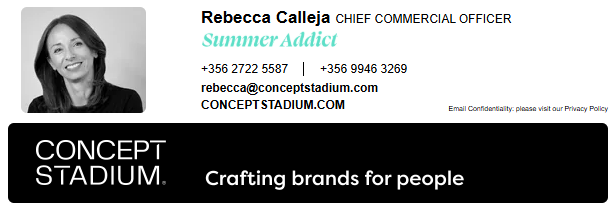 Rebecca's Email Signature Preivew